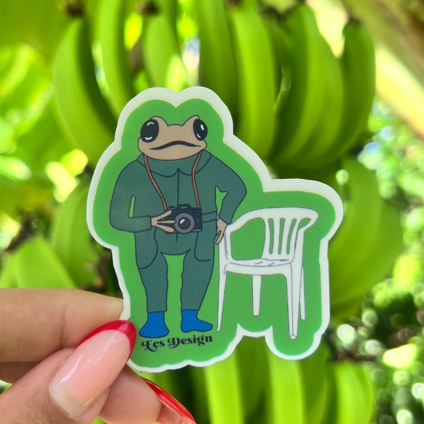 Sapo Concho Fotógrafo DTMF | Premium Sticker