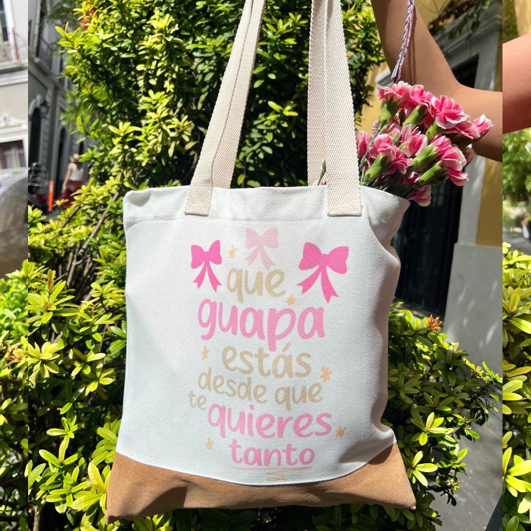 Qué guapa estás desde que te quieres tanto | Holographic ToteBag
