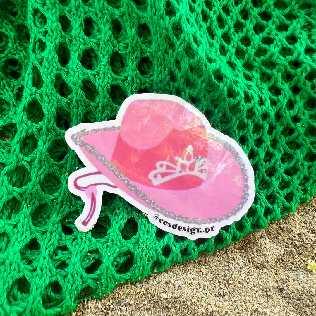 Cowgirl Hat | Premium Sticker