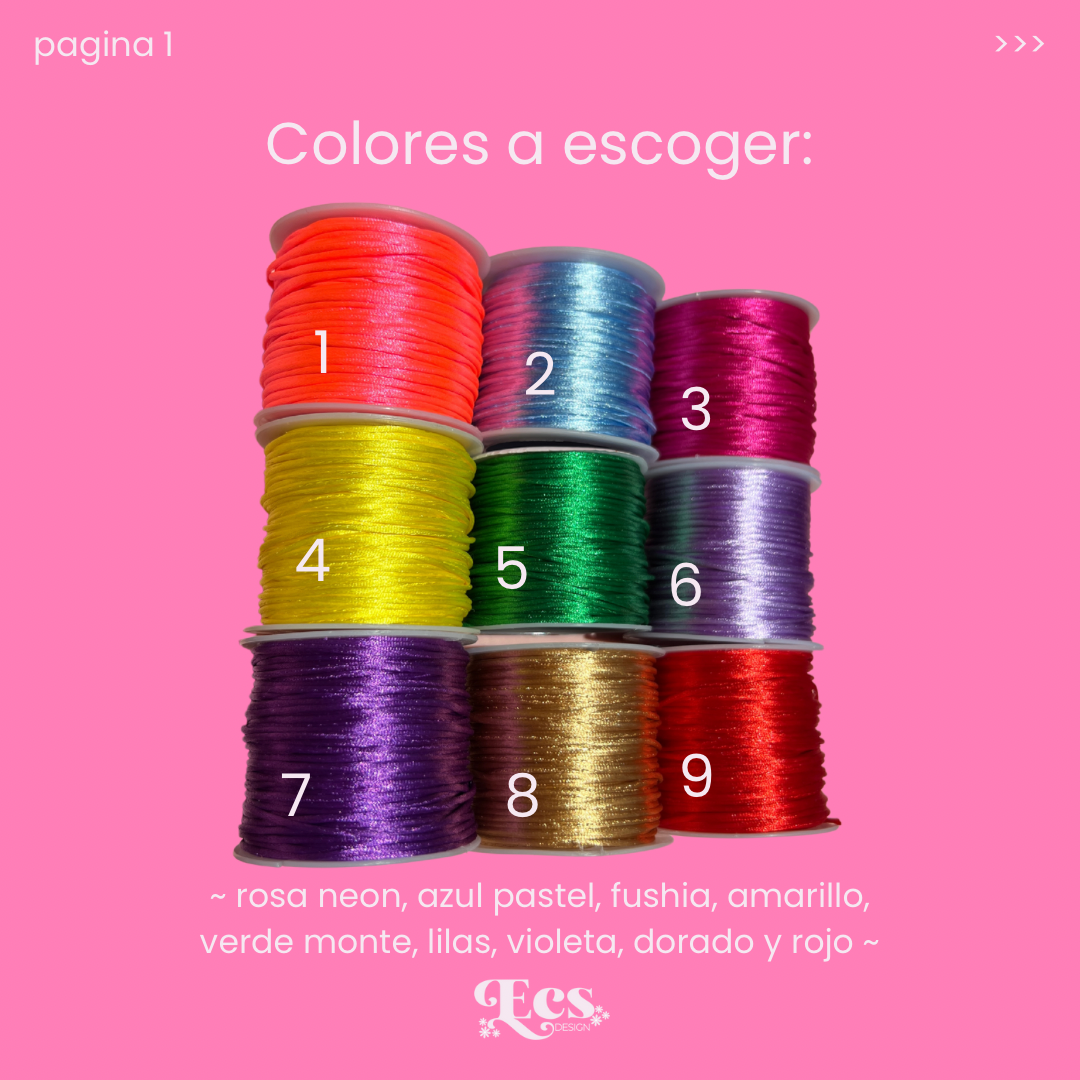 Satin Bracelets | Pulseras en Hilo Satín