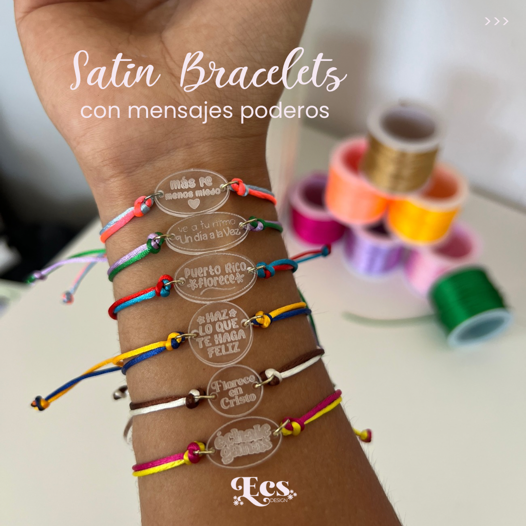 Satin Bracelets | Pulseras en Hilo Satín