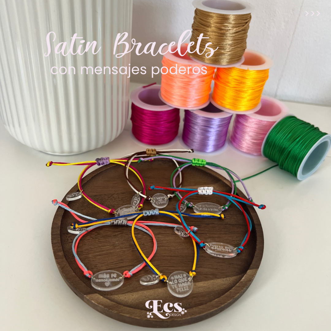 Satin Bracelets | Pulseras en Hilo Satín