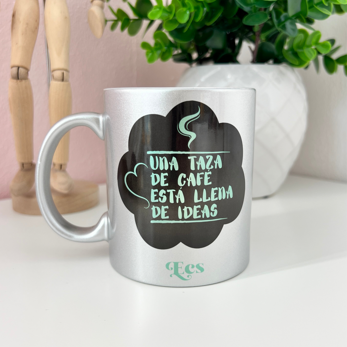 Una taza de café está llena de ideas | Taza Sublimada