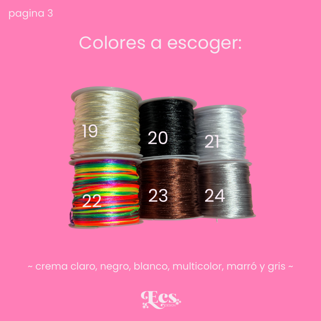 Satin Bracelets | Pulseras en Hilo Satín