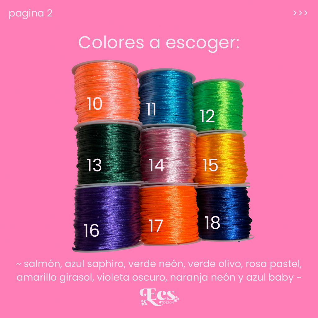 Satin Bracelets | Pulseras en Hilo Satín
