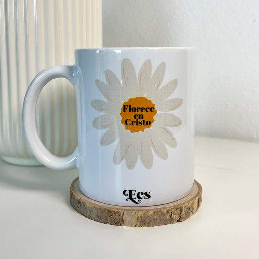 Florece en Cristo | Taza Sublimada