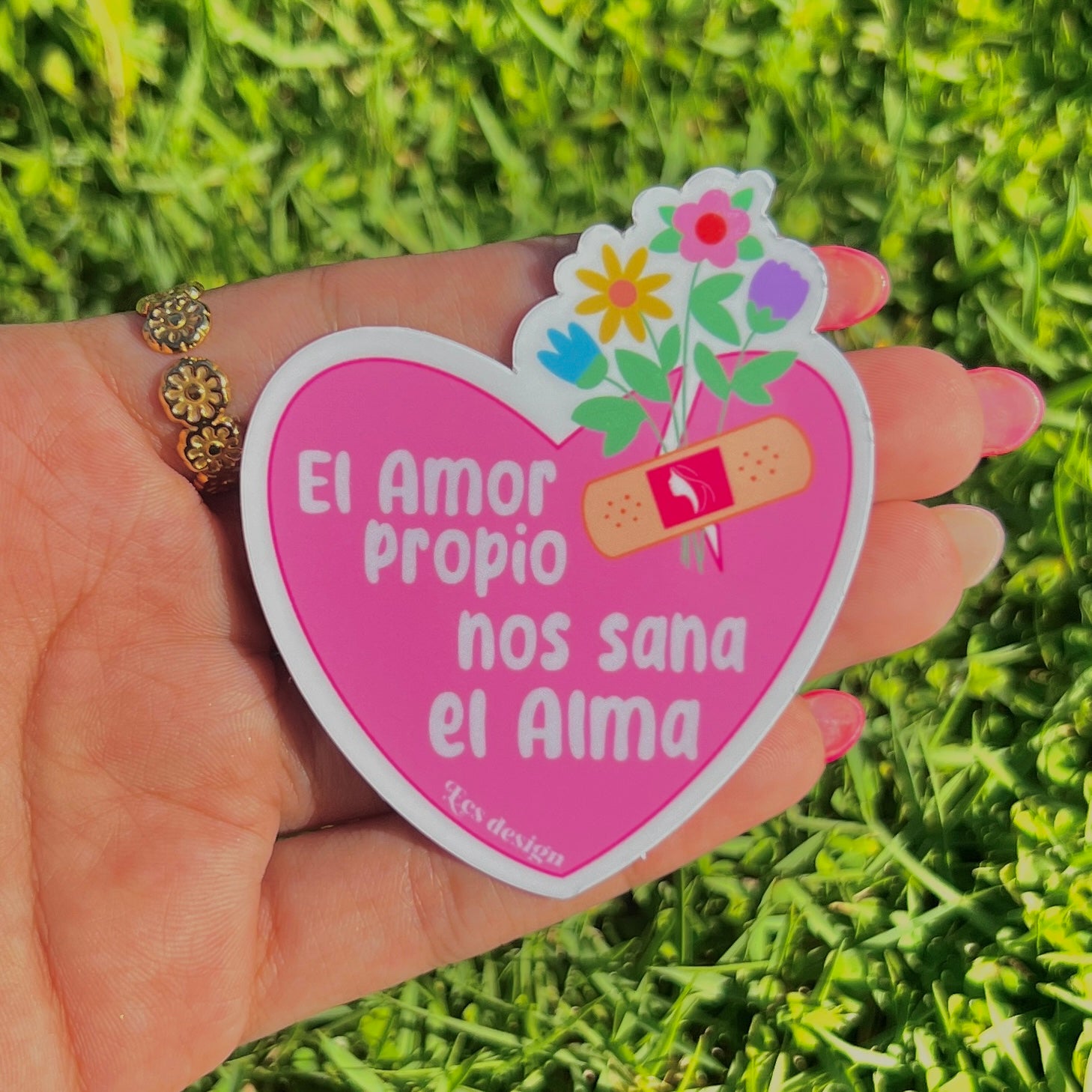 El amor propio nos sana el alma | Premium Sticker