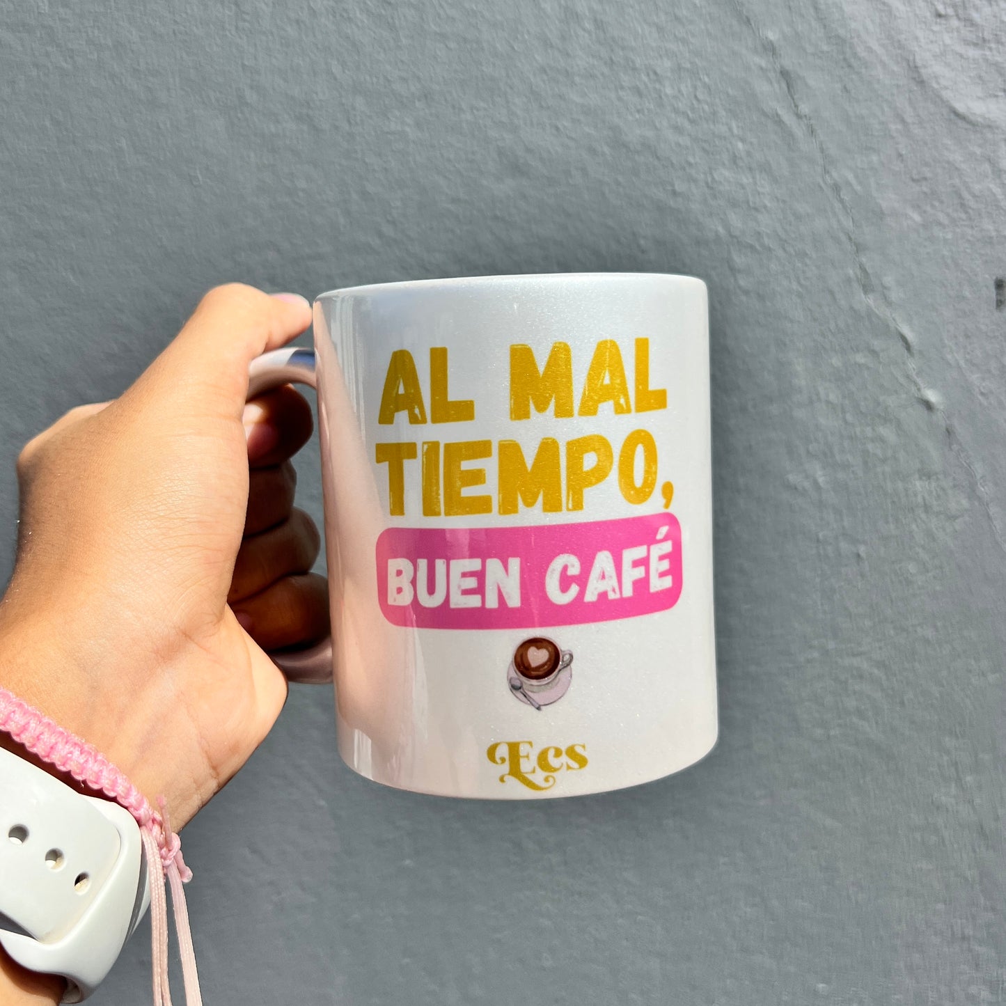 Al mal tiempo, buen café | Taza Sublimada