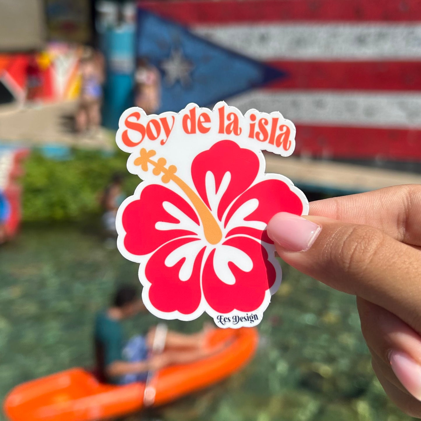 Soy de la isla | Premium Sticker