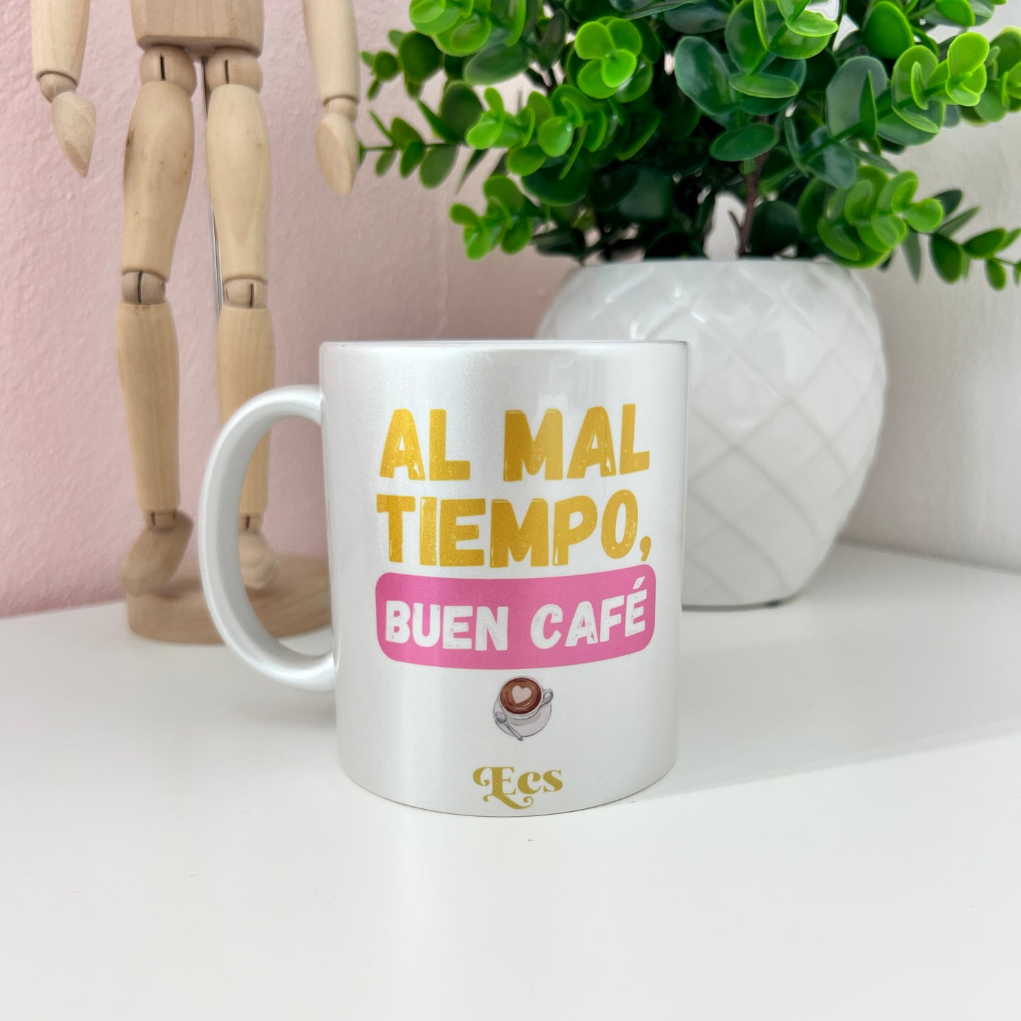 Al mal tiempo, buen café | Taza Sublimada