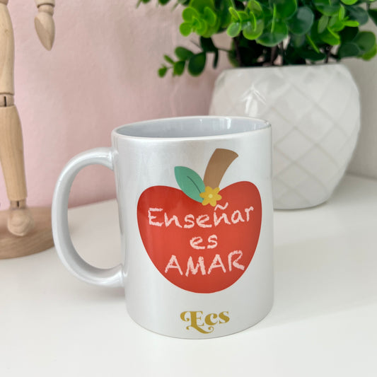 Enseñar es Amar | Taza Sublimada