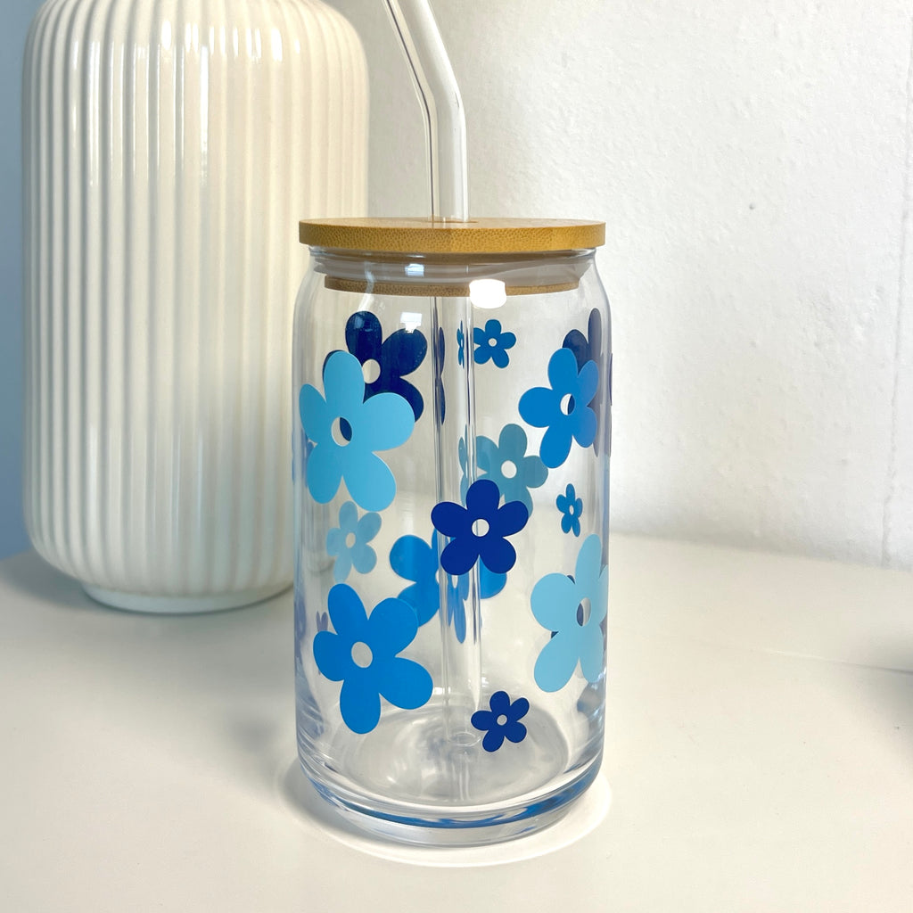 Blue Flowers | Bamboo Tumbler
