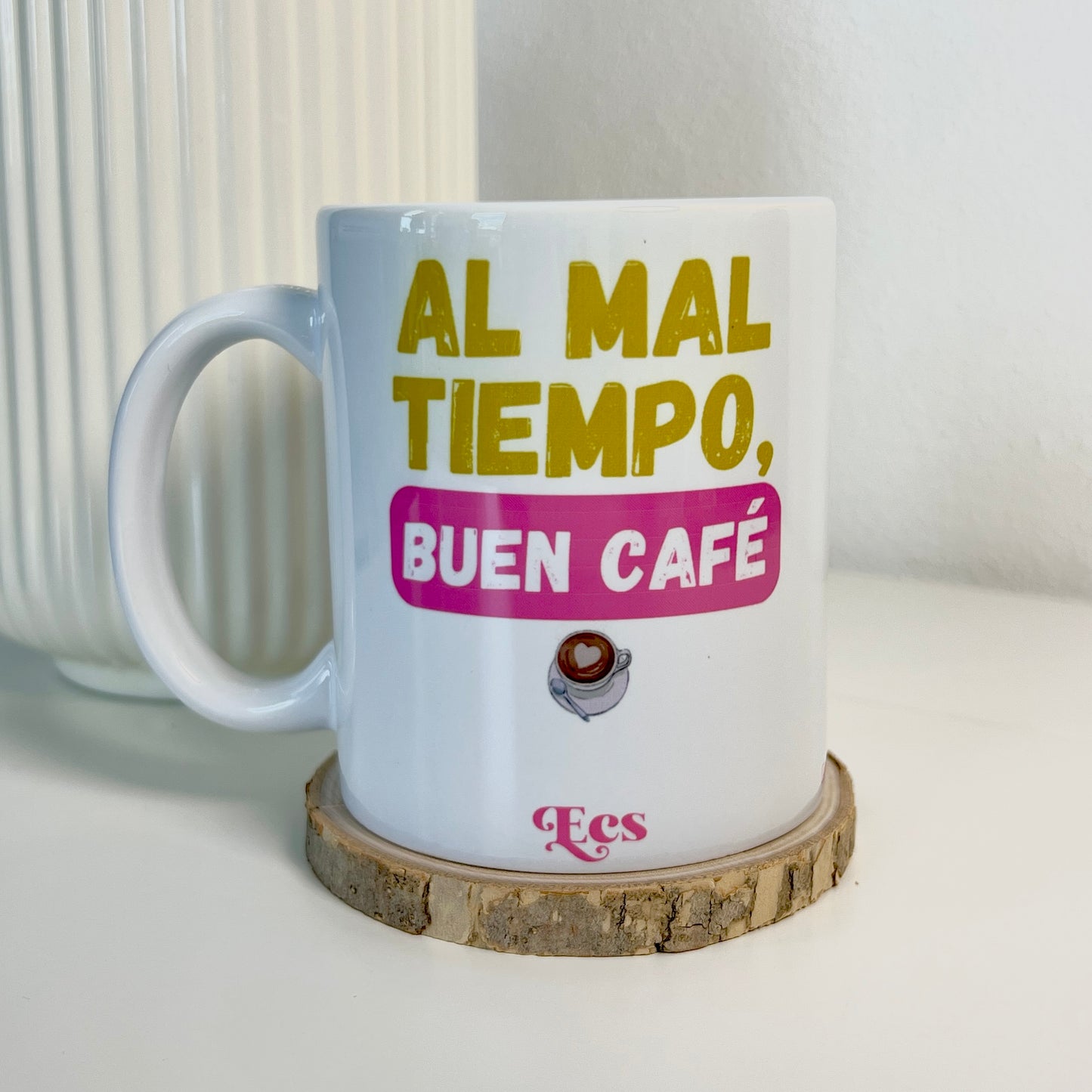 Al mal tiempo, buen café | Taza Sublimada