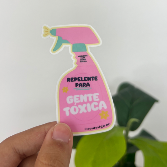 Repelente para gente toxica | Sticker
